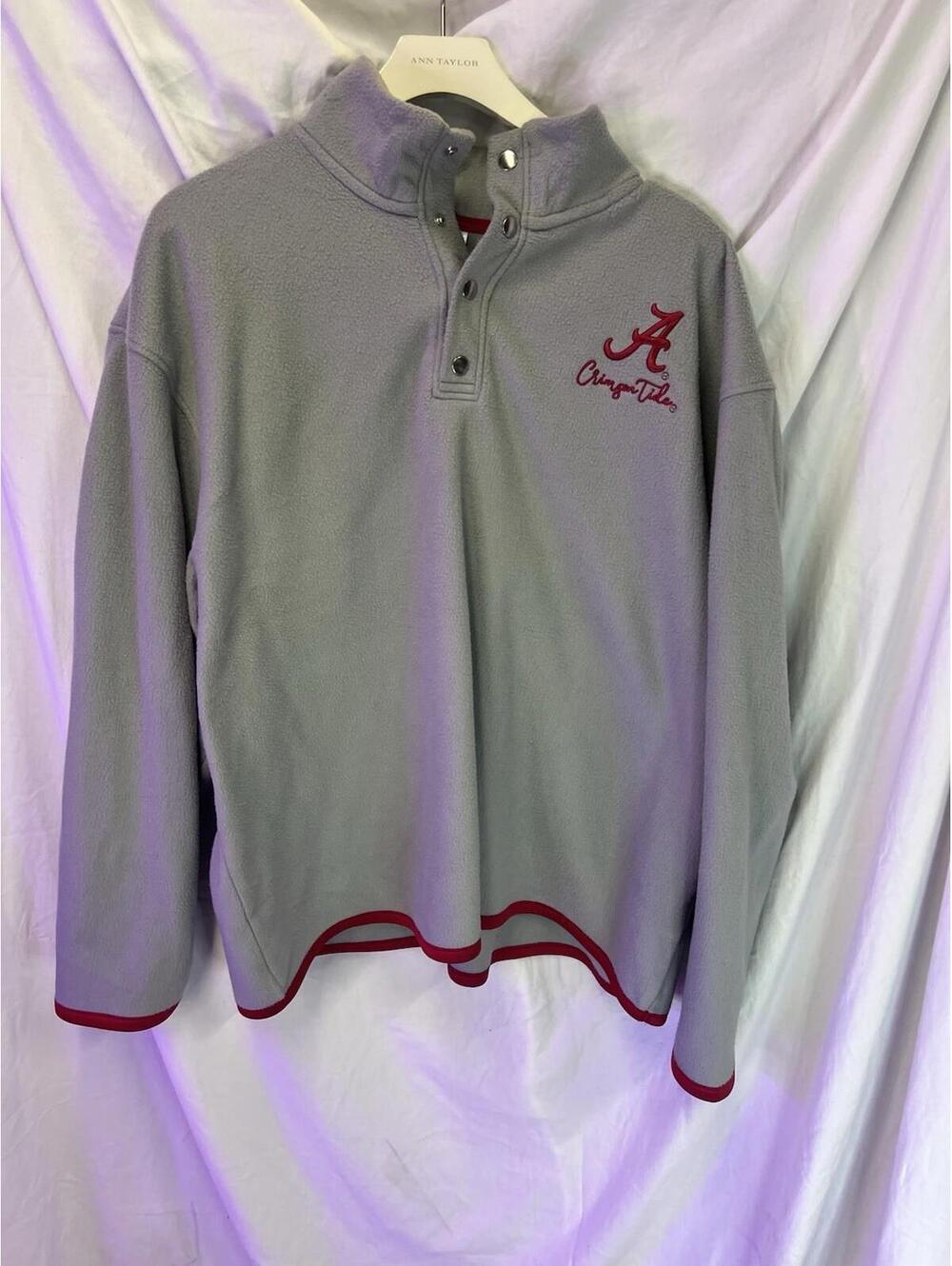 University of Alabama Crimson Tide 1/4 Zip Fleece Pullover Proedge XL